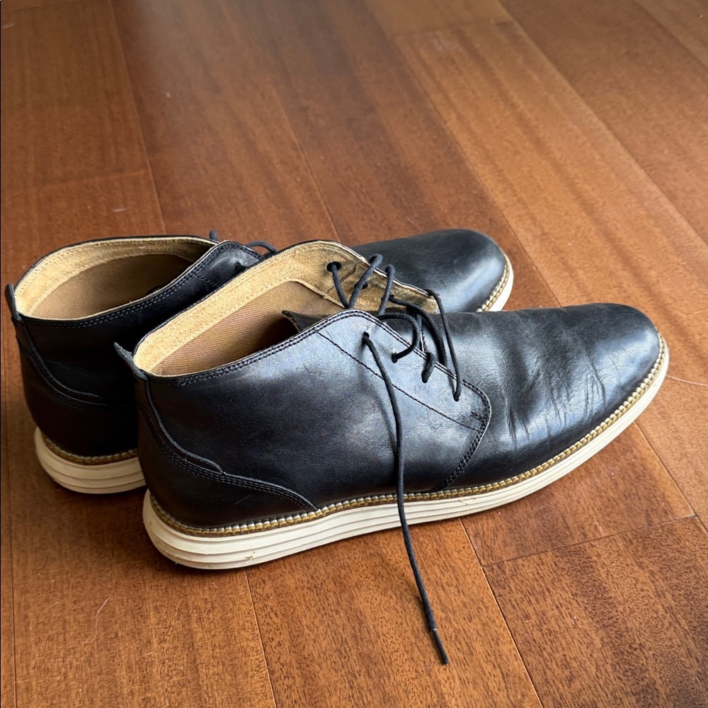 Cole Haan Men's Black Chukka Boots Size 12